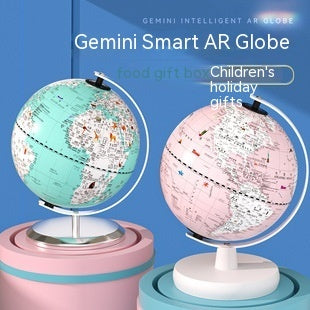 O-shaped Maglev Globe Luminous Self-rotating Ornaments