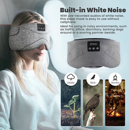 White Noise Bluetooth Sleep Eye Mask