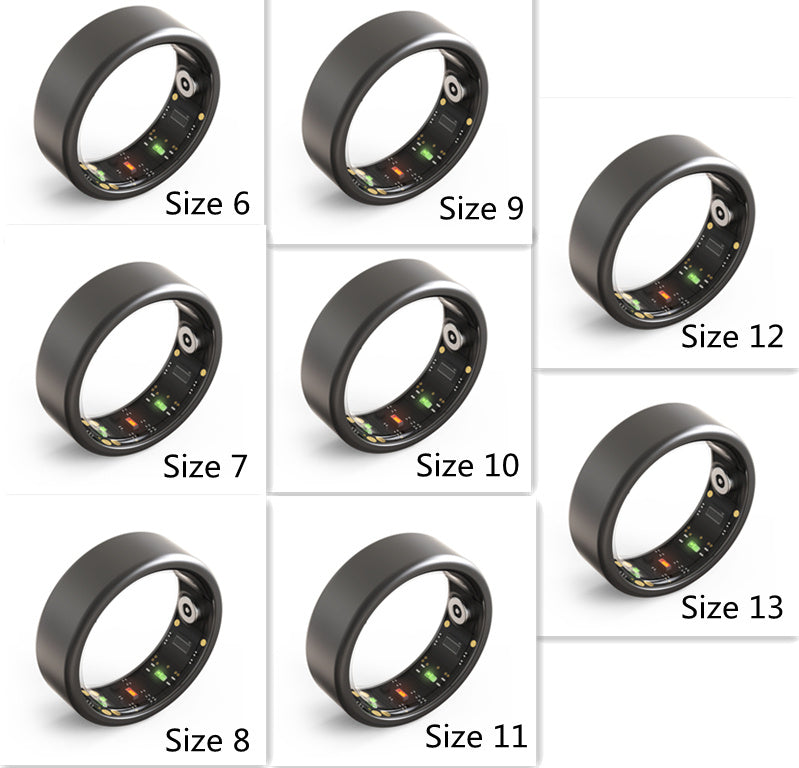 Smart Heart Rate Blood Oxygen Sleep Analysis Detection Ring Waterproof Multifunctional Ring